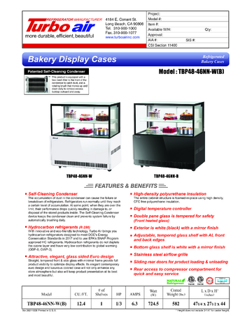 Spec Sheet