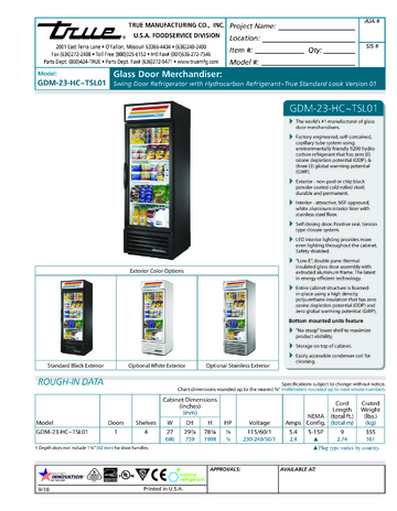 Spec Sheet
