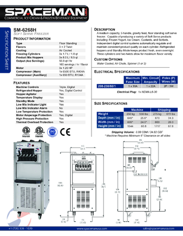 Spec Sheet