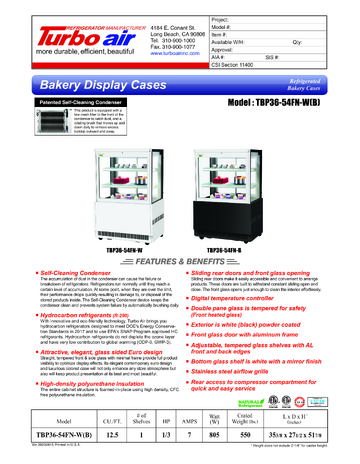Spec Sheet