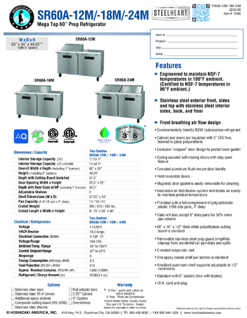 Spec Sheet