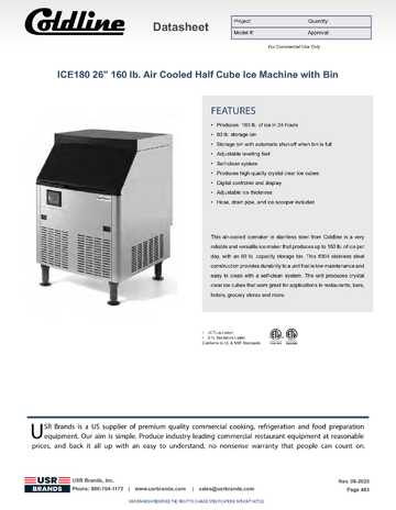 Spec Sheet