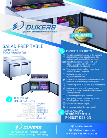 Spec Sheet
