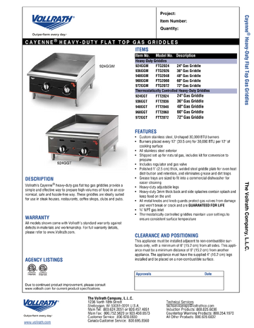 Spec Sheet