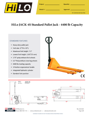 Spec Sheet