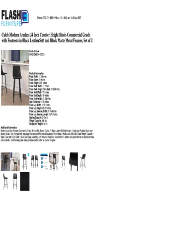 Spec Sheet