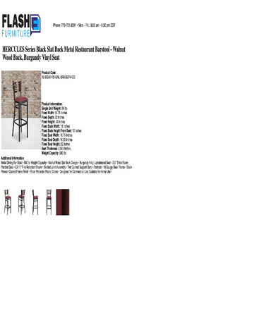 Spec Sheet
