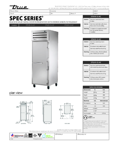 Spec Sheet