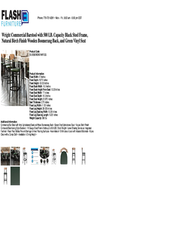 Spec Sheet