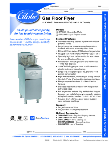 Spec Sheet