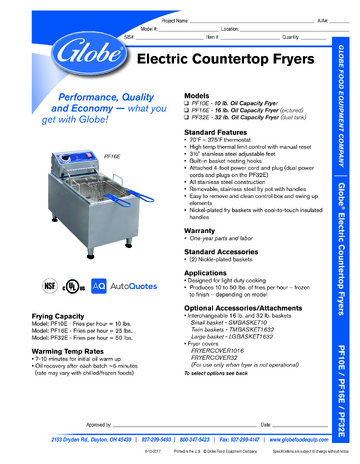 Spec Sheet