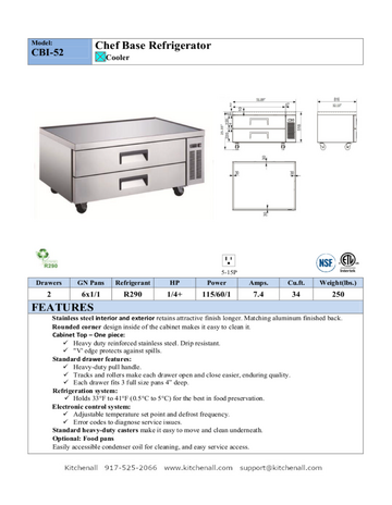 Spec Sheet