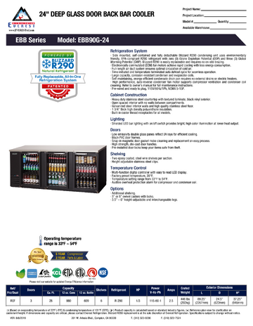 Spec Sheet