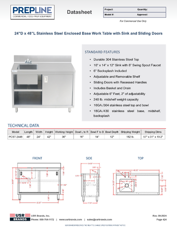 Spec Sheet