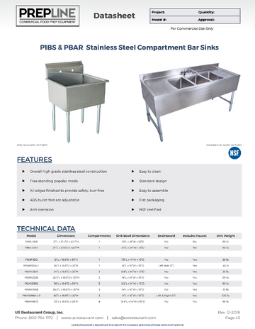 Spec Sheet