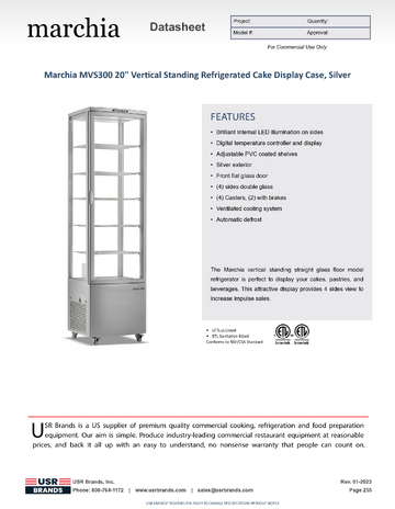 Spec Sheet
