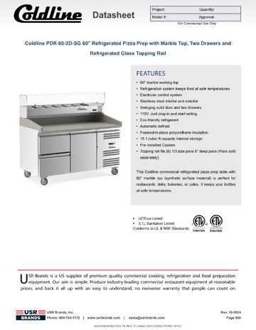 Spec Sheet