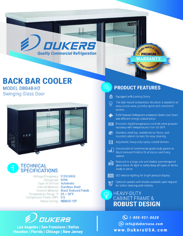 Spec Sheet
