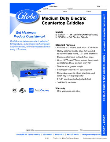 Spec Sheet