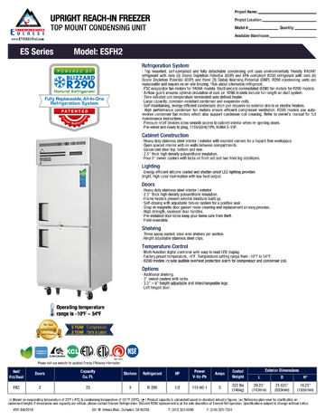 Spec Sheet