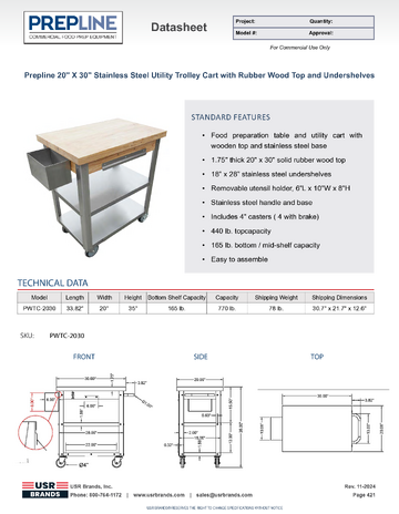 Spec Sheet