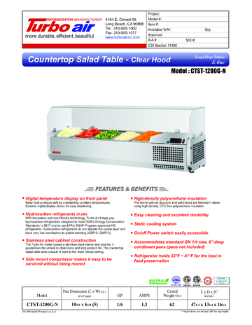 Spec Sheet