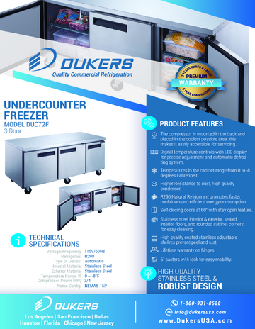 Spec Sheet