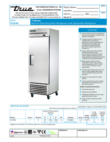 Spec Sheet
