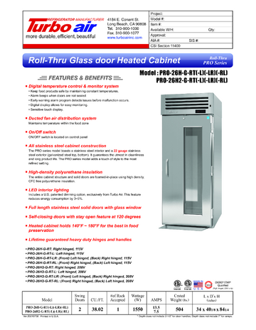 Spec Sheet