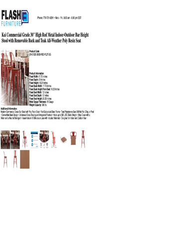 Spec Sheet