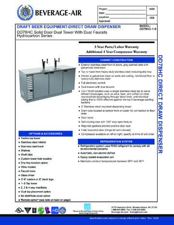 Spec Sheet