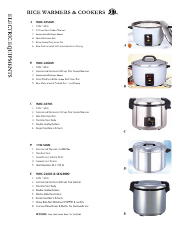 Spec Sheet