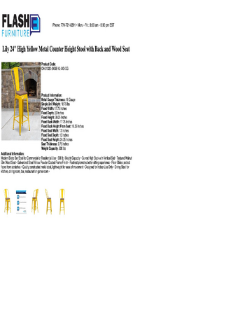 Spec Sheet