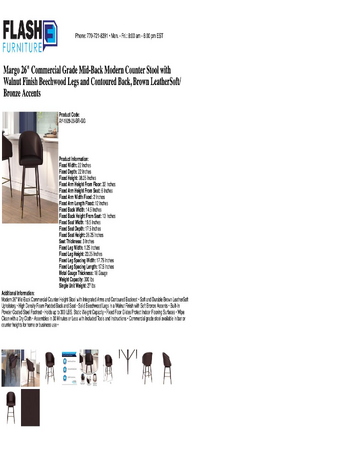 Spec Sheet