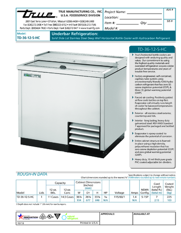 Spec Sheet