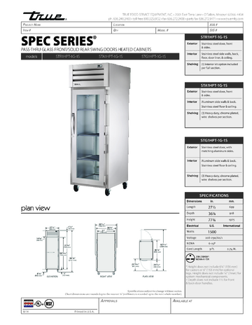 Spec Sheet
