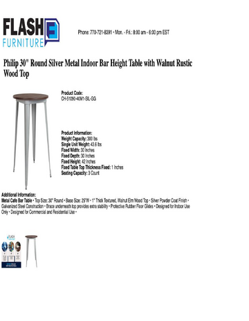 Spec Sheet