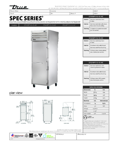 Spec Sheet