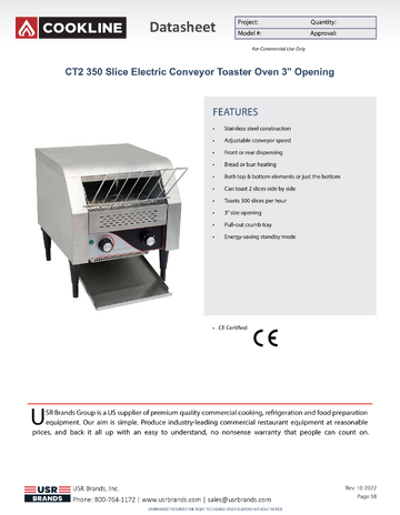 Spec Sheet