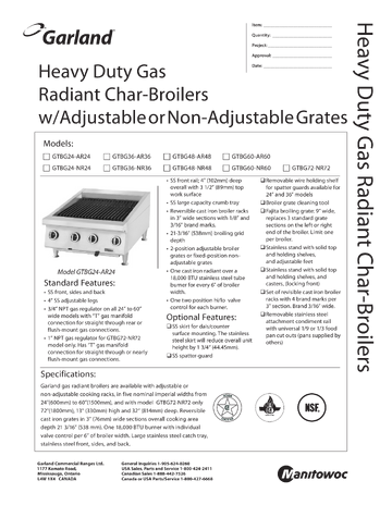 Spec Sheet