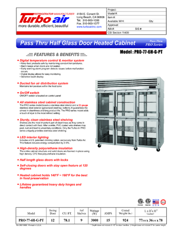 Spec Sheet