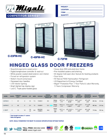 Spec Sheet