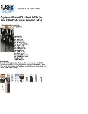Spec Sheet