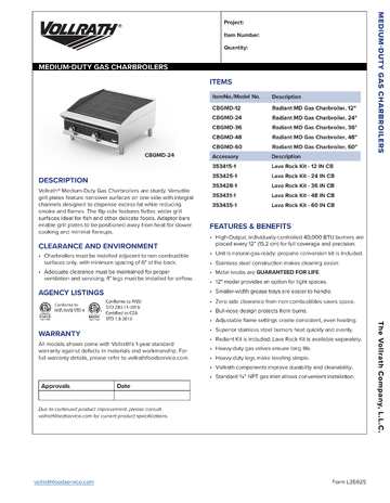 Spec Sheet