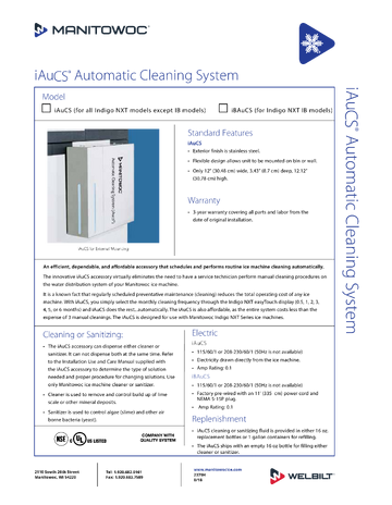 Spec Sheet
