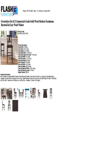 Spec Sheet