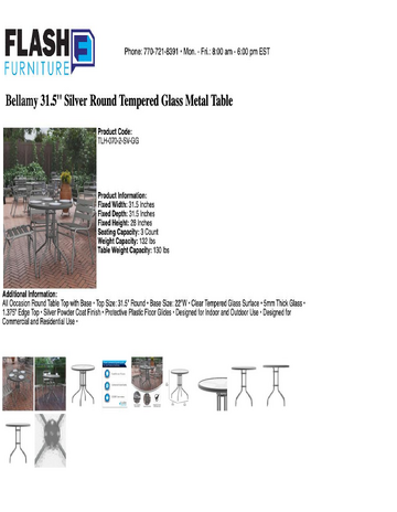 Spec Sheet