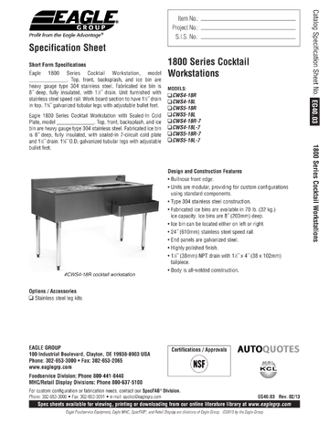 Spec Sheet