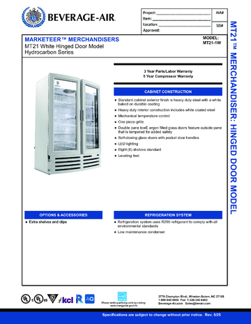 Spec Sheet