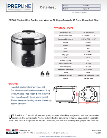Spec Sheet